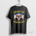 Trending Snake Oil Sommelier Funny Snake Black T-Shirts