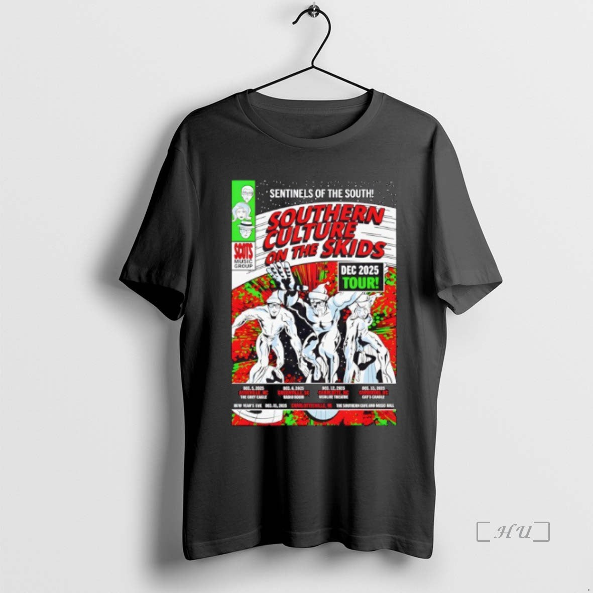 Trending Southern Culture Skids Dec 6 2025 Greenville Sc T-Shirts