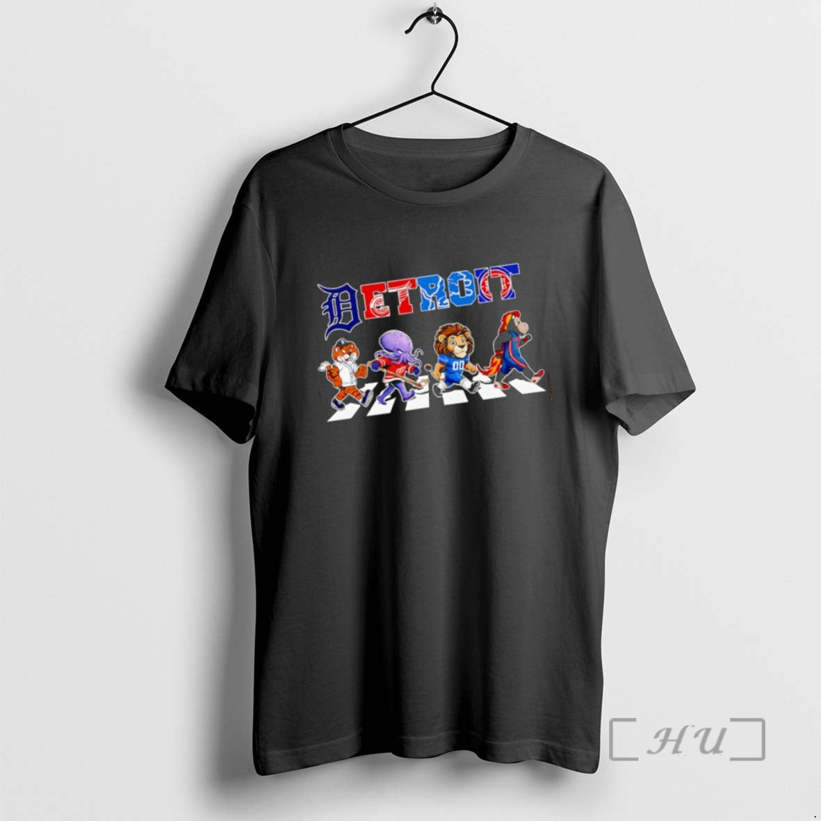 Trending Sports Detroit Mascot Abbey Road T-Shirts