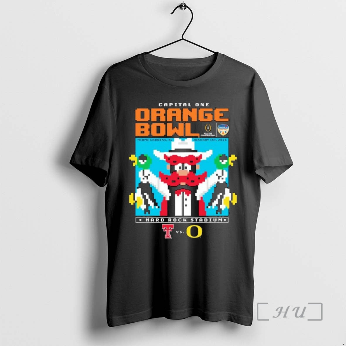 Trending Texas Tech Vs Oregon 2025 Orange Bowl Duck Hunt T-Shirts