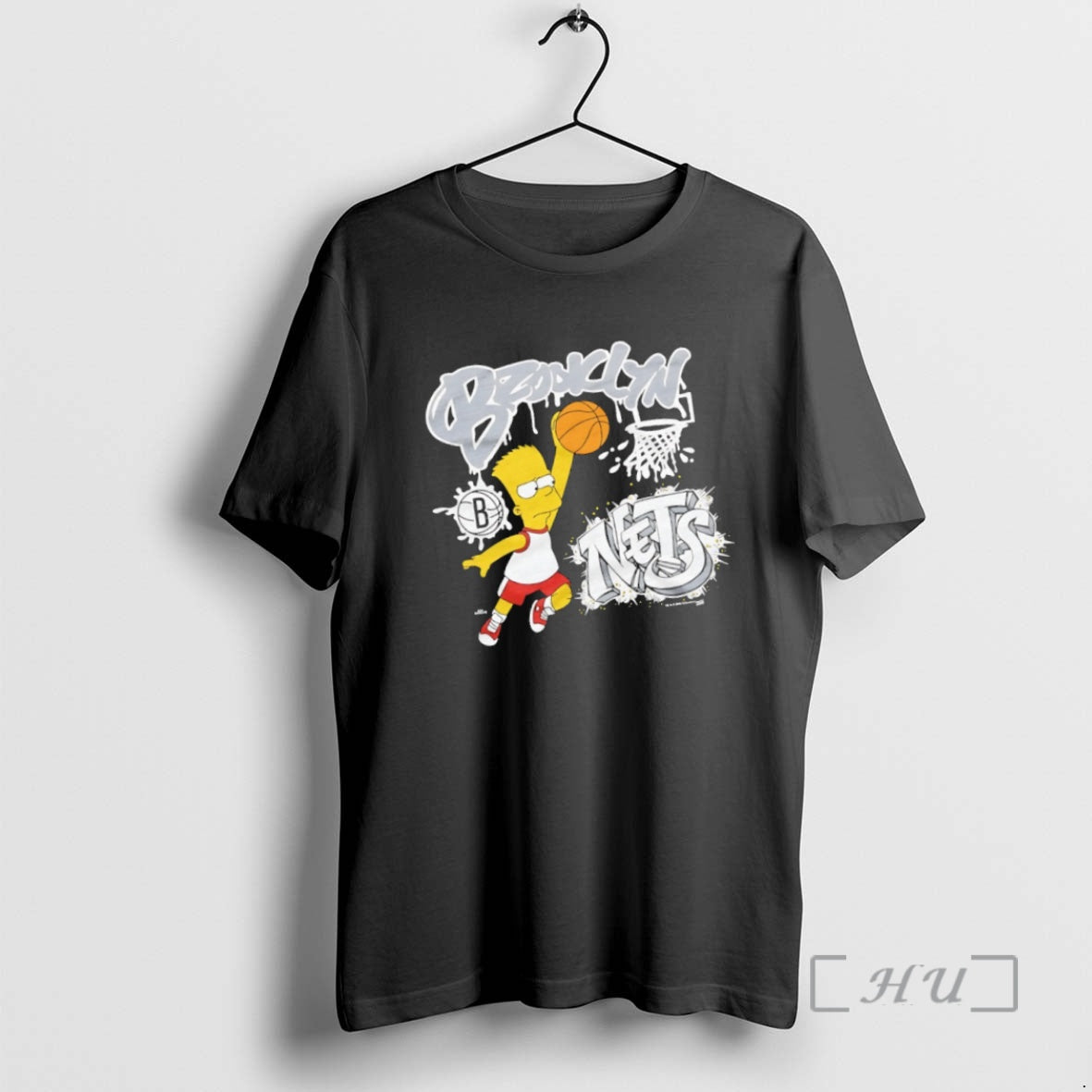 Trending Bart Simpson X Brooklyn Nets Basketball T-Shirts