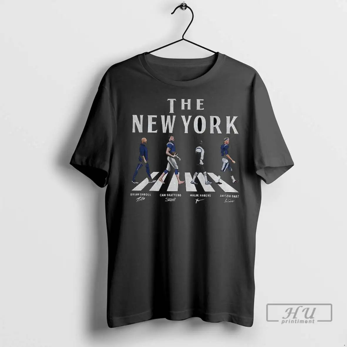 Trending The New York Brian Daboll Cam Skattebo Malik Nabers And Jaxson Dart Abbey Road