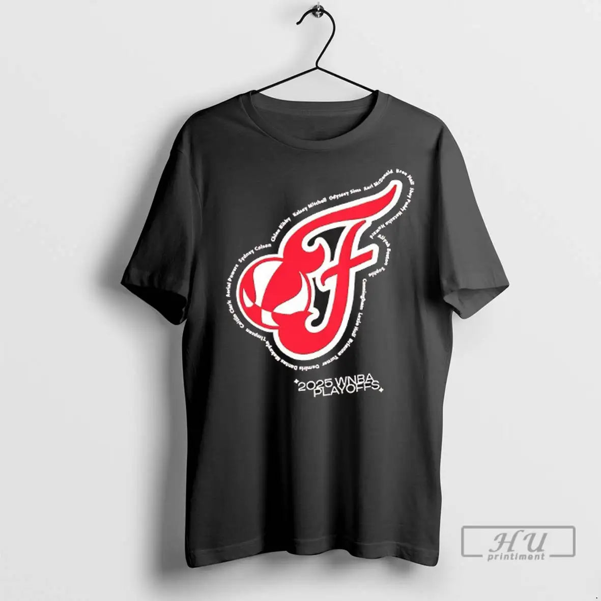 Trending Tyrese Haliburton Wearing Indiana Fever Wnba 2025 Playoffs Logo T Shirts
