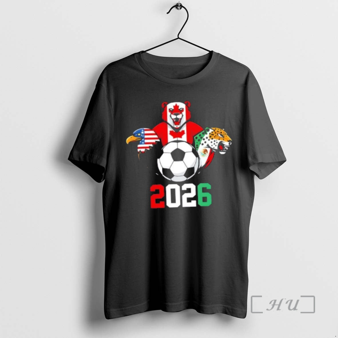 Trending United 2026 Soccer North America Tournament Mascots T-Shirts