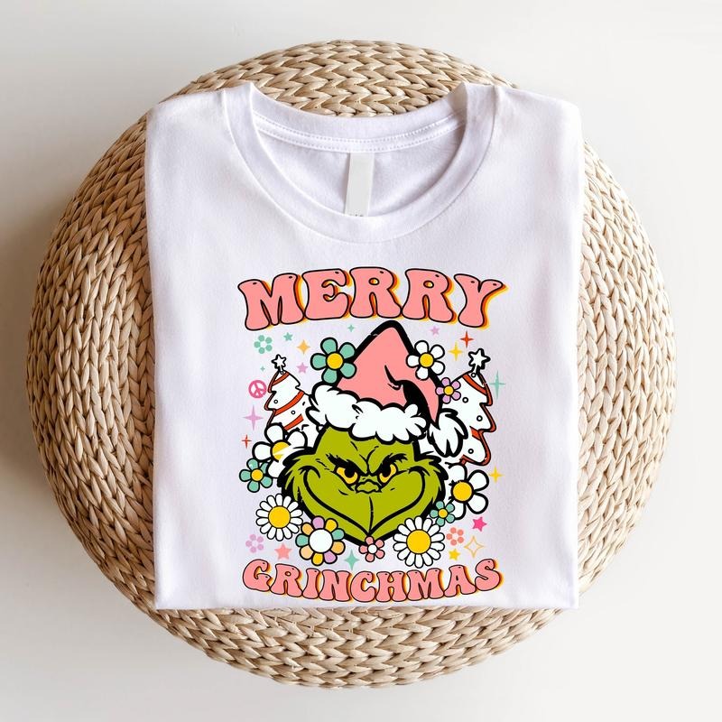 Shirt Retro Floral Funny Winter Woman T-Shirts