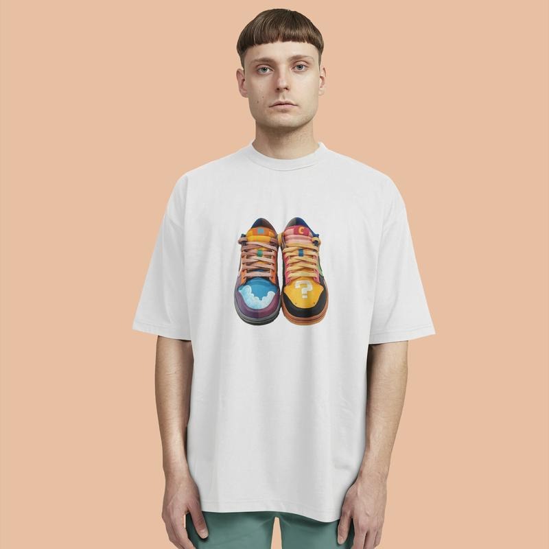Sneaker Print : Bold Colors & Streetwear T-Shirts