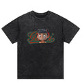 Ne Zha Washed . Unleash Power Ne Zha Fusion Mythology Streetwear T-Shirts