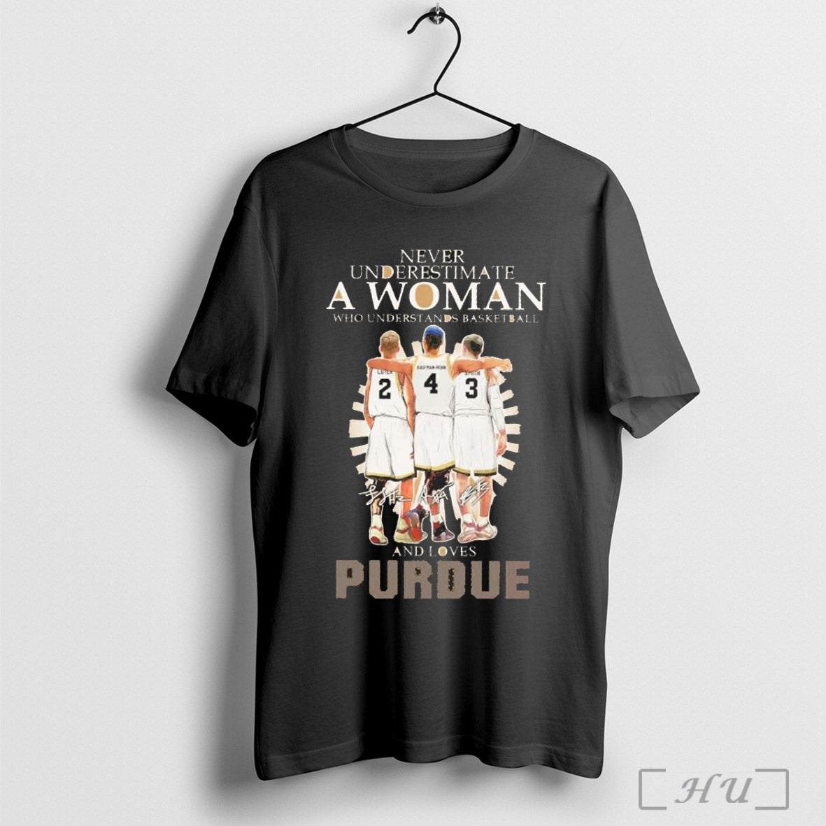 Trendy Never Underestimate A Woman Who Understands Basketball And Loves Purdue Boilermakers Players Signatures 2025
