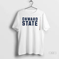 Trendy Officials Onward State Text Simple Shirt Sweater
