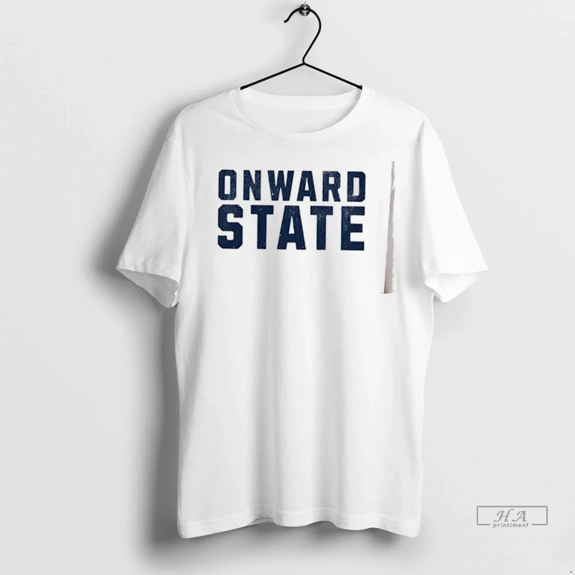 Trendy Officials Onward State Text Simple Shirt Sweater