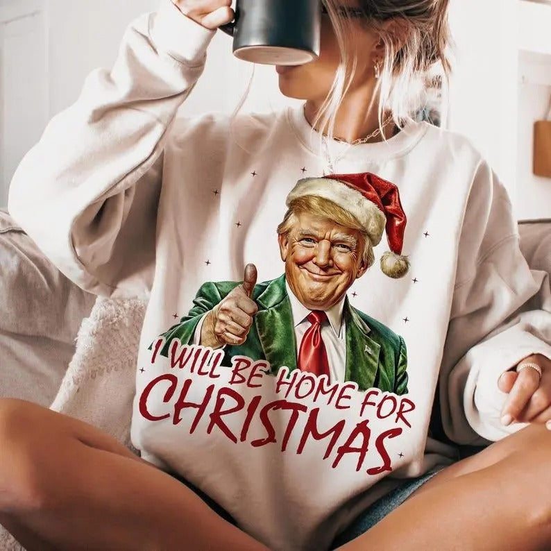 Tru.M.P I'Ll Be Home Trum.Pp Funny Trum.P Merry Republican T-Shirts