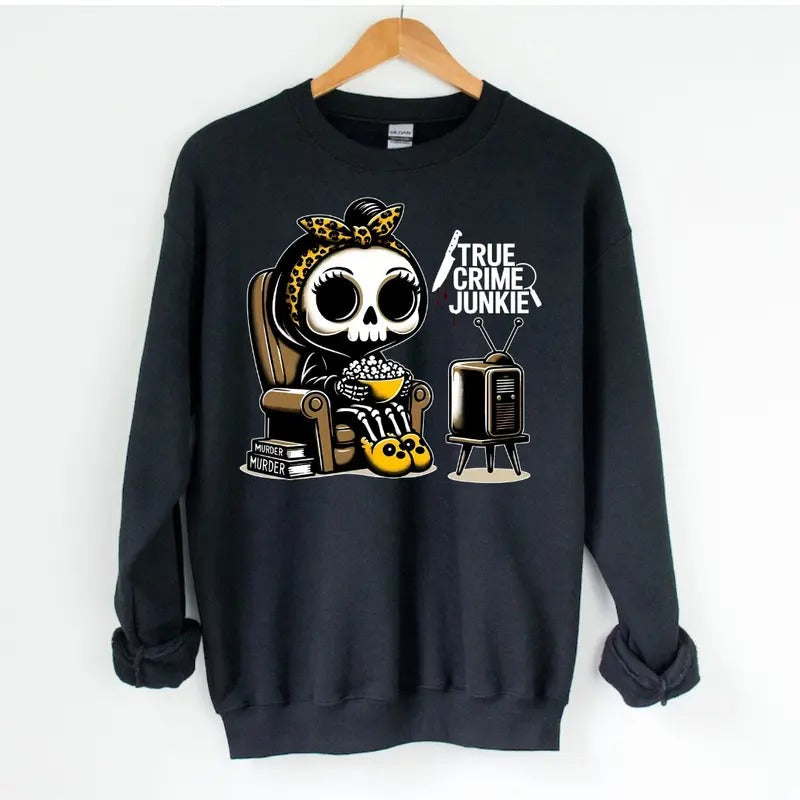 True Crime Junkie Womenswear T-Shirts