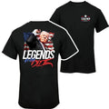Trummp Legends Never Die 2024 Shirt 2 Side President Trummp Shirt Vance Shirts Trending Round Neck Casual T-Shirts