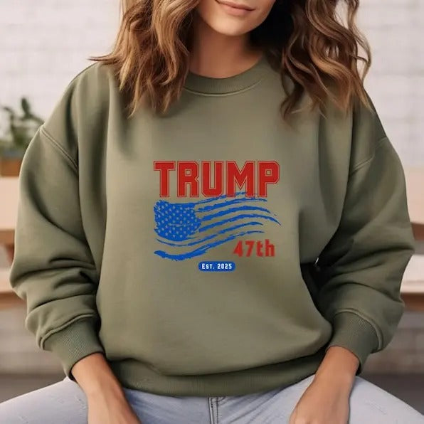 Trump 47th President Inauguration Day Shirt Trump Train Trump 47 American Flag Make America Great Again T-Shirts