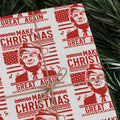 Trump Wrapping Paper Make Great Again Wrapping Paper Funny Paper MAGA Wrap Republican T-Shirts