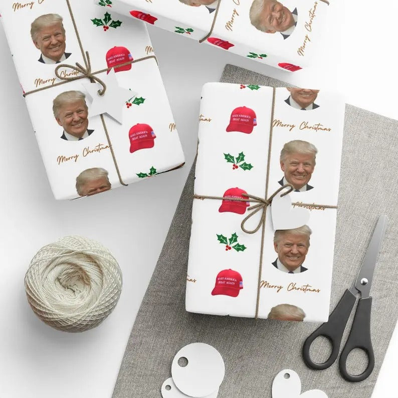 Trump Wrapping Paper Donald Trump Perfect Trump Supporters & Gag Maga Wrap Wrapping Paper T-Shirts