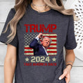 Trump Fist Pump Shot Assassination Attempt Trump 2024 Trump President Trump Hero Trump Survives Rally Trump Injured T-Shirts