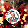 Trump I'Ll Be Home Trump Ornament MAGA Santa Trump Ornament T-Shirts