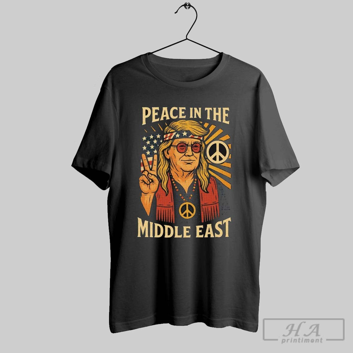 Trump Peace In The Middle East T Shirts