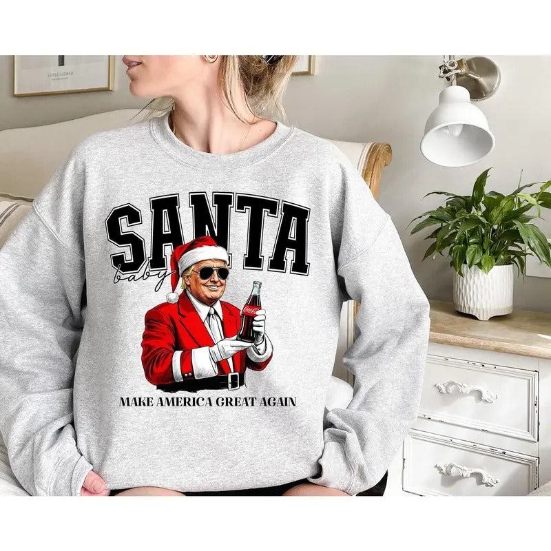 Trump Santa Baby Humorous Trump Republican Santa Trump T-Shirts
