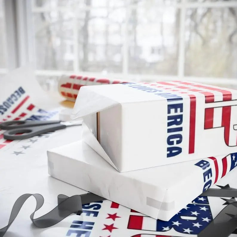 Trump Wrapping Paper Decor T-Shirts