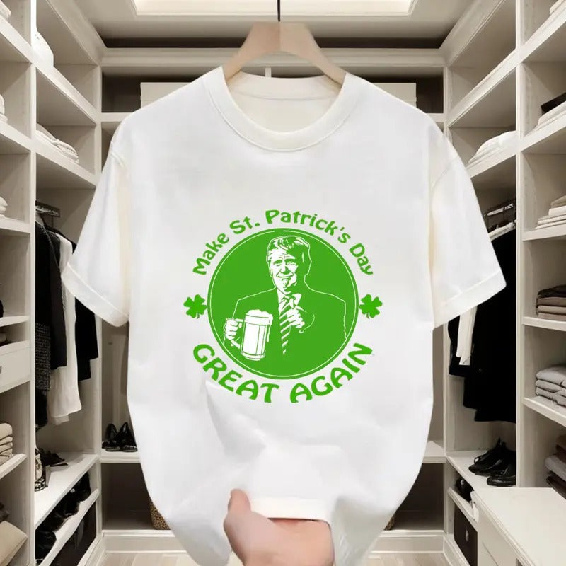 Try This Cozy St. Patrick'S Day ! Soft Fabric All Day Festivals T-Shirts