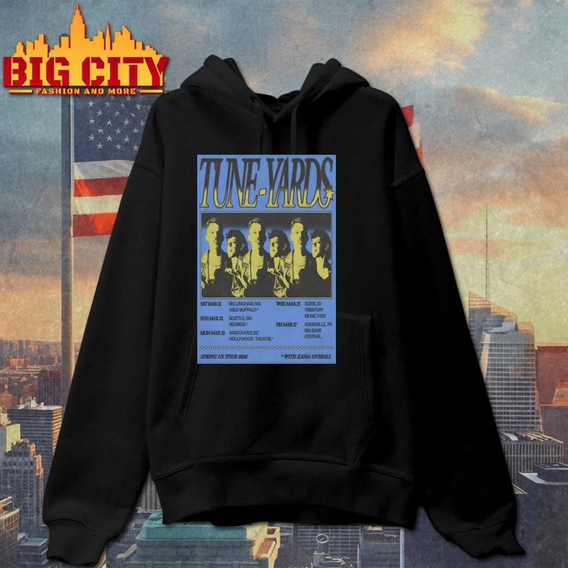 Tune Yards Spring Tour 2026 Poster Shirt