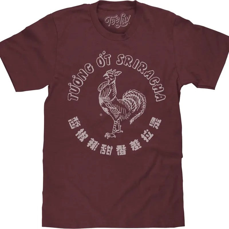 Tuong Ot Sriracha Big Tall Red T-Shirts