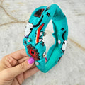 Turquoise Beaded Southern Headband T-Shirts