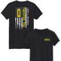 Twisted Tea Logo Flag Funny Two Sides Cotton T-Shirts