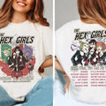 Two Sided Hex Tour Rock Band Shirt Hex Shirt Hex Concert Shirt Spooky Season Shirt Halloween Short Sleeve Shirt T-Shirts