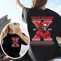 Two Sided Customize Gen X Skull Proud Member Fck Your Feelings Inspired Funny Saying Sarcasm Quote Badass Generation FAFOT T-Shirts