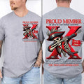 Two Sided Customize Gen X Skull Proud Member Fck Your Feelings T Inspired Funny Saying Sarcasm Quote Badass Generation FAFOT T-Shirts