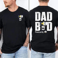 Two Sided Dad Bob Powered Busch Corona Extra Doodlebob Papa Funny Summer Outdoors Beer Lover T-Shirts