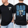 Two Sided Dad Bob Powered Busch Doodlebob Papa Funny Summer Outdoors Beer Lover T-Shirts