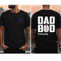 Two Sided Dad Bob Powered Michelob Ultra Papa Funny Summer Outdoors Beer Lover T-Shirts