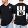 Two Sided Dad Bob Powered Modelo Doodlebob Papa Funny Summer Outdoors Beer Lover T-Shirts