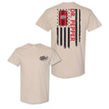 Two Sided Dr Pepper American Flag Funny Summer Outdoors Beer Lover Independence Day T-Shirts