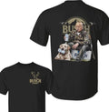 Two Sided Hunter Trump Busch Light Camo Hunting Dog Patriotic Beer Drinking Shirts Funny Summer Outdoors Beer Lover T-Shirts