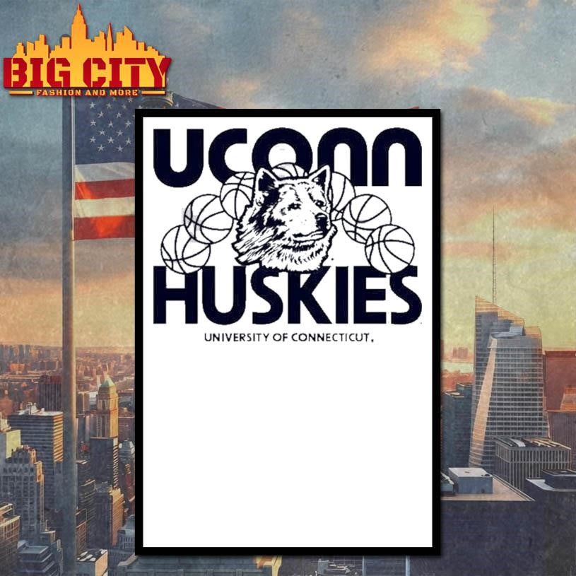 UConn Huskies Basketball ’70s Logo Shirt
