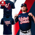 USA Baseball Team 2026 World Baseball Classic Edition Two Sided Shirt