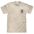 USPS United States Postal Service Mail Eagle Cream T-Shirts