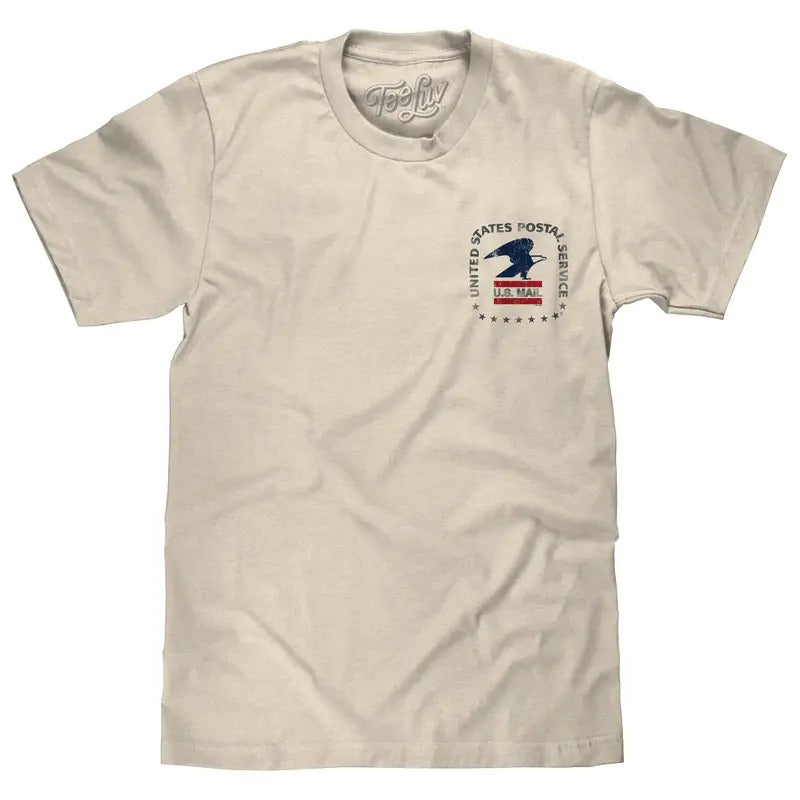 USPS United States Postal Service Mail Eagle Cream T-Shirts
