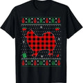 Ugly Red Plaid Pomeranian Dog Lover Matching Pj T-Shirts