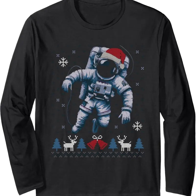 Ugly Astronomy Space Science Astronaut Long Sleeve T-Shirts