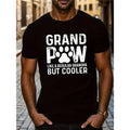 Ultra Soft Breathable Grand Paw Print Couple Comfort Fit Crew Neck Cotton Street Short Sleeve Moisture Wicking Casual Summer Everyday New Made USA T-Shirts