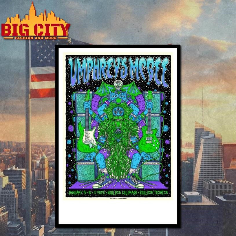 Umphrey’s McGee Boulder Colorado 2026 Shirt