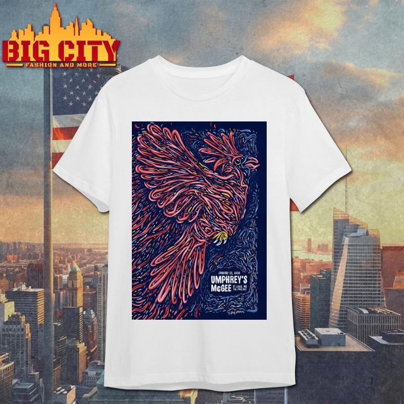 Umphrey’s McGee Jan 22 2026 St. Louis MO Poster Shirt