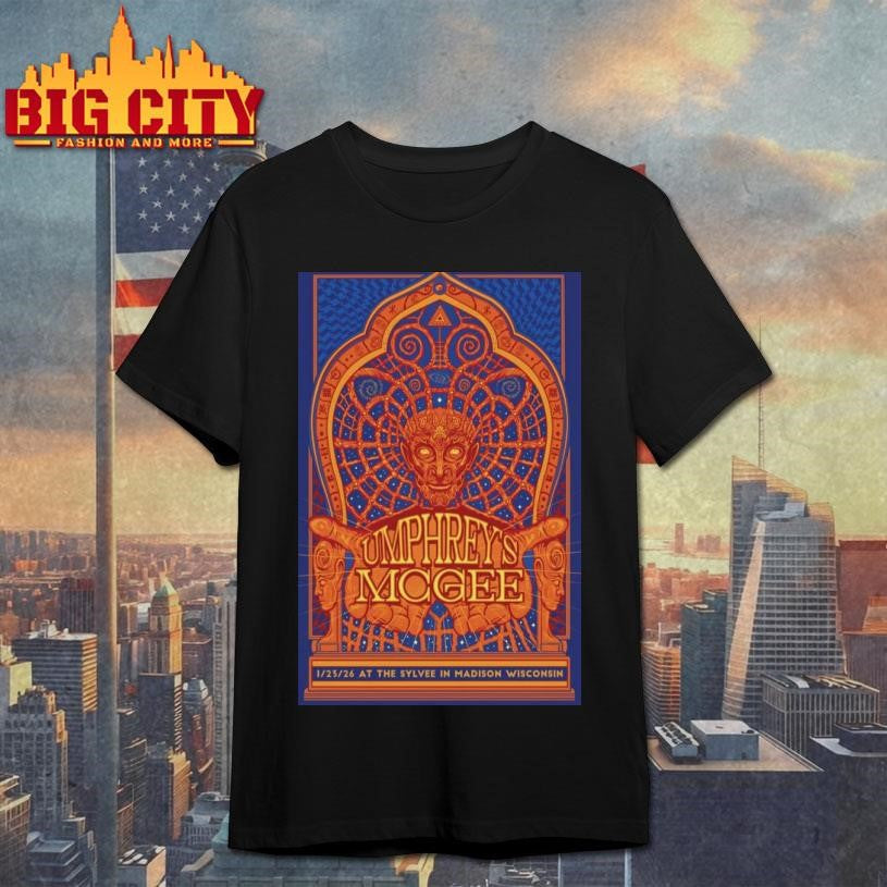 Umphrey’s McGee Madison, WI January 23 2026 Concert Poster Shirt