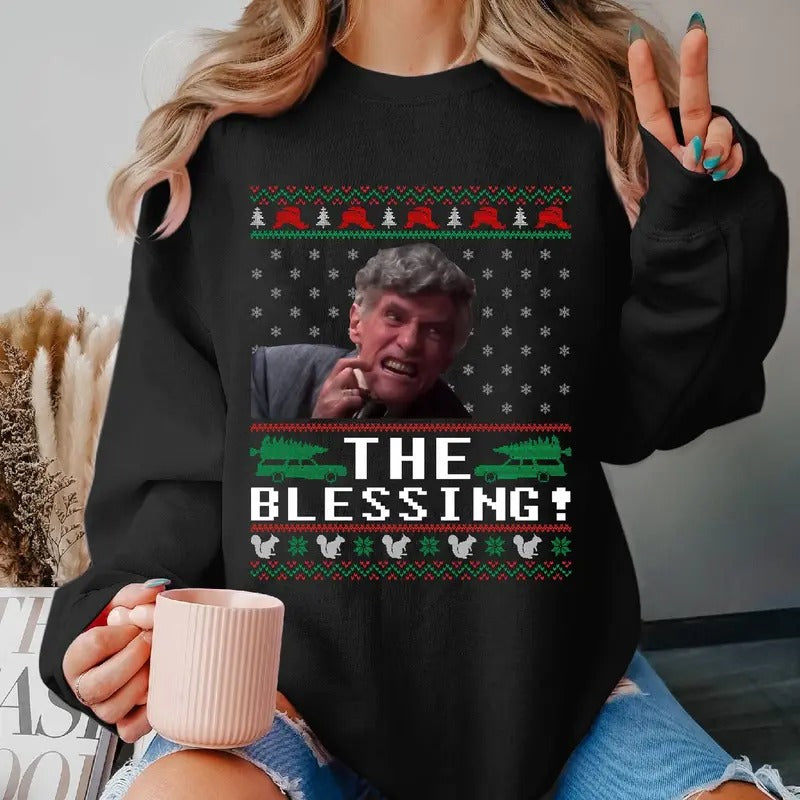 Uncle Lewis Blessing Ugly Uncle Lewis National Lampoon'S Vacation T-Shirts
